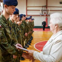 Uroczyste zakończenie roku szkolnego w klasach maturalnych I LO PUL im.111 Eskadry Myśliwskiej w Wołominie